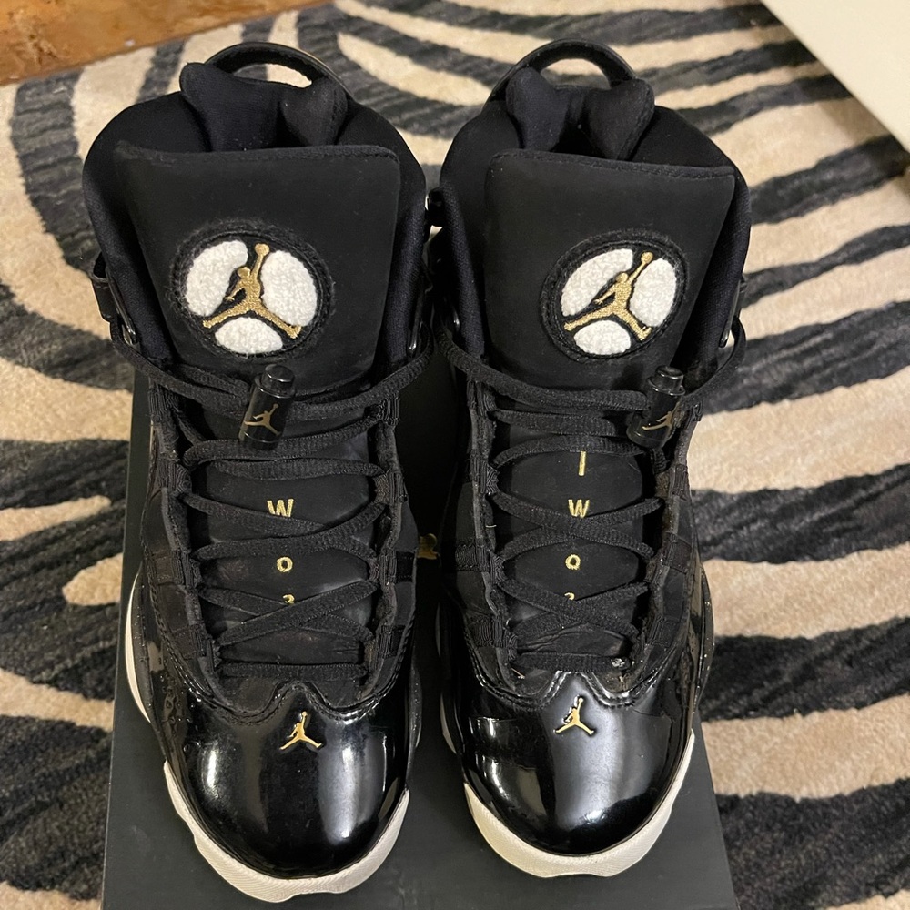AIR JORDAN 6 RINGS 'BLACK METALLIC GOLD'